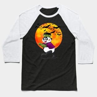 Frankenstein Halloween 2020 Panda Girl Boy Costume Baseball T-Shirt